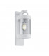 Sambesi Modern Outdoor Wall Lantern White Matt IP44 with Dusk sensor-1
