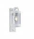 Sambesi Modern Outdoor Wall Lantern White Matt IP44 with PIR-1