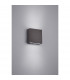 Thames Modern 2 Light Outdoor Up Down Wall Lamp Anthracite 3000K IP54-2
