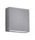 Thames Modern 2 Light Outdoor Up Down Wall Lamp Titanium 3000K IP54-1