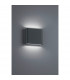 Thames Ii Modern 11cm 2 Light Outdoor Up Down Wall Lamp Anthracite 3000K IP54-2