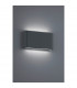 Thames Ii Modern 17cm 2 Light Outdoor Up Down Wall Lamp Anthracite 3000K IP54-2