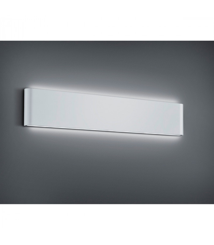 Thames Ii Modern 46cm 2 Light Outdoor Up Down Wall Lamp White Matt 3000K IP54-2