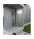 Thames Ii Modern 46cm 2 Light Outdoor Up Down Wall Lamp White Matt 3000K IP54-3