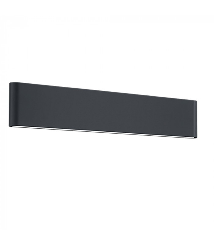 Thames Ii Modern 46cm 2 Light Outdoor Up Down Wall Lamp Anthracite 3000K IP54-1