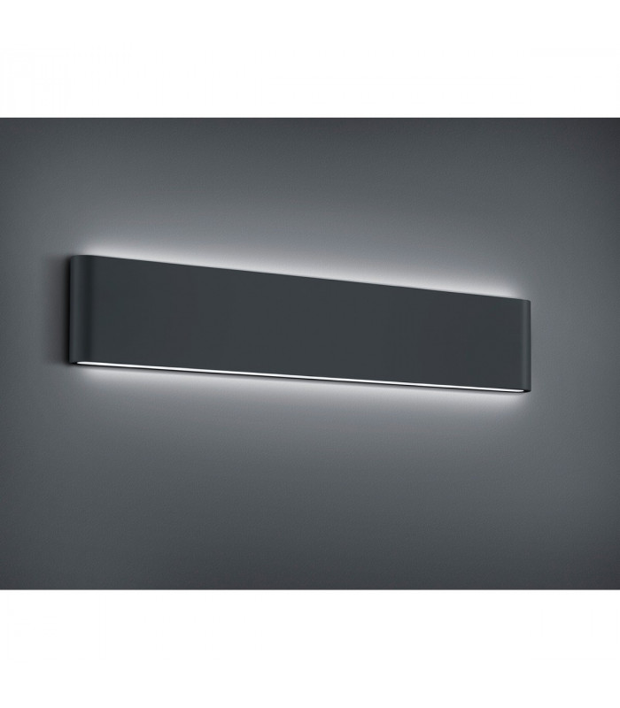 Thames Ii Modern 46cm 2 Light Outdoor Up Down Wall Lamp Anthracite 3000K IP54-2