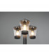 Cavado Modern 3 Light Outdoor Lamp Posts Anthracite IP44-4