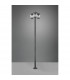 Cavado Modern 3 Light Outdoor Lamp Posts Anthracite IP44-5