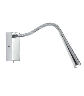 1 Light Indoor Wall Light Chrome - 1