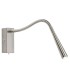1 Light Indoor Wall Light Brushed Chrome - 1