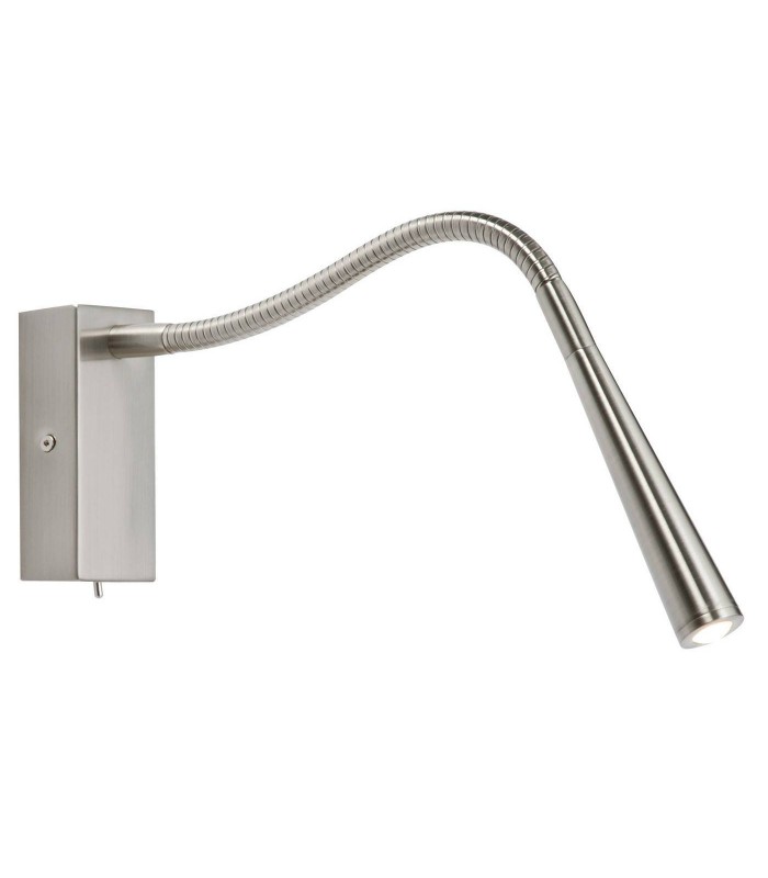 1 Light Indoor Wall Light Brushed Chrome - 1