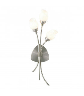 Clearance - Rimini Wall Lamp 3 Light G9 Satin Chrome-1
