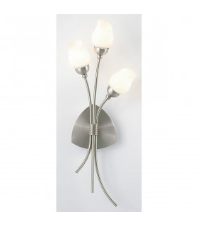 Clearance - Rimini Wall Lamp 3 Light G9 Satin Chrome-2