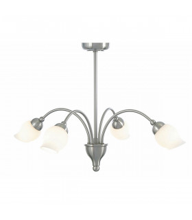 Clearance - Rimini Pendant 4 Light G9 Satin Chrome-1