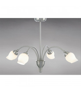 Clearance - Rimini Pendant 4 Light G9 Satin Chrome-2