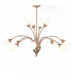 Clearance - Rimini Pendant 12 Light G9 Antique Copper-1