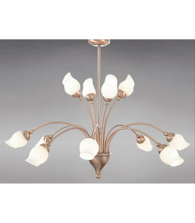 Clearance - Rimini Pendant 12 Light G9 Antique Copper-2