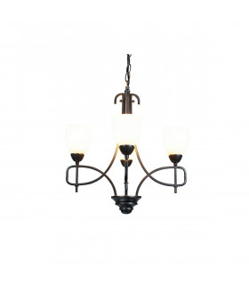 Clearance - San Marino Pendant 4 Light E14 Tex/Pewter-1