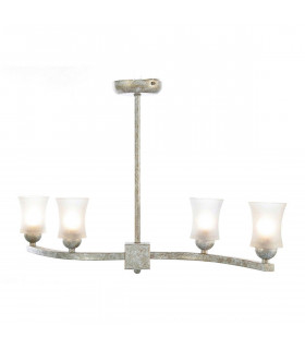 Clearance - Toscano Semi Flush 4 Light G9 White/French Gold-1