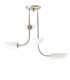 Clearance - Udine Semi Flush 4 Light G9 Satin Chrome-1