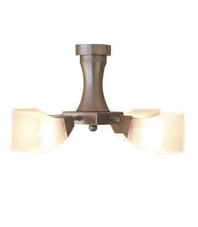 Clearance - Chievo Semi Flush 4 Light G9 Satin Chrome-1
