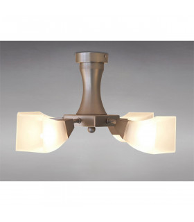 Clearance - Chievo Semi Flush 4 Light G9 Satin Chrome-2