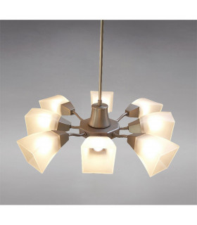 Clearance - Chievo Pendant 8 Light G9 Satin Chrome-2