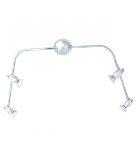 Clearance - Habo Linear Flexi 4 Light GU10 Polished Chrome-1