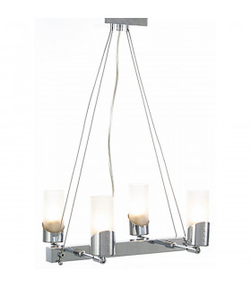 Clearance - Kopus Rectangular Pendant On Cable 4 Light G9 Polished Chrome-2