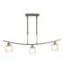 Clearance - PILA 3 Light G9 PENDANT G9 SATIN NICKEL-1