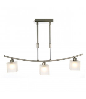 Clearance - PILA 3 Light G9 PENDANT G9 SATIN NICKEL-1