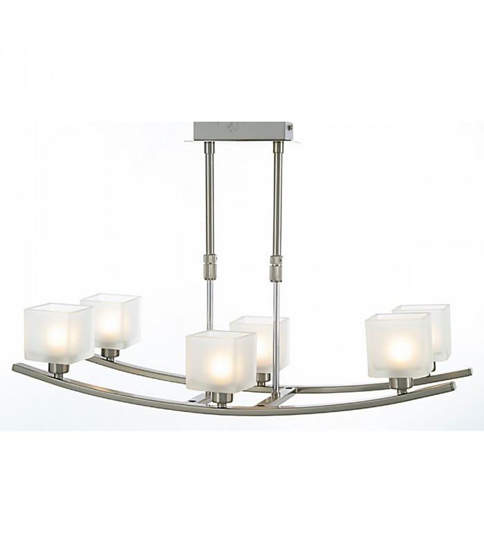 Clearance - PILA 6 Light G9 PENDANT G9 SATIN NICKEL-2