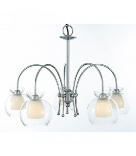 Clearance - Malvina Pendant/Semi Flush 5 Light G9 Polished Chrome-2