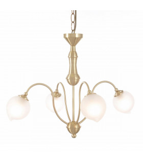 Clearance - Bastia Pendant 4 Light G9 Satin Gold-1