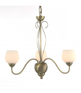 Clearance - Klara Pendant 3 Light G9 Antique Brass-1