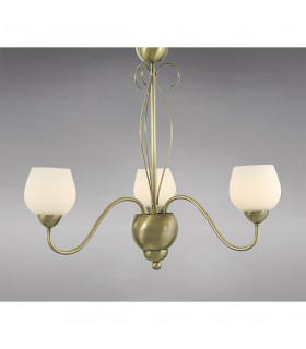 Clearance - Klara Pendant 3 Light G9 Antique Brass-2