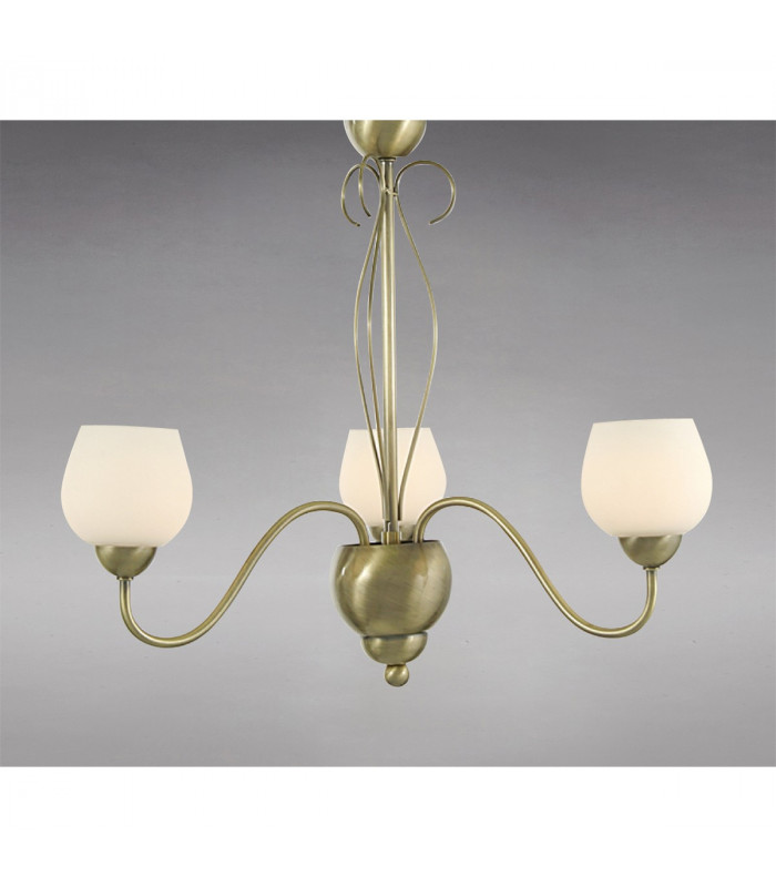 Clearance - Klara Pendant 3 Light G9 Antique Brass-2