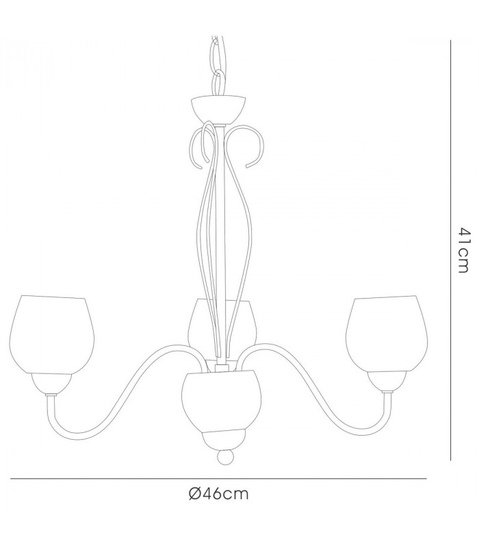 Clearance - Klara Pendant 3 Light G9 Antique Brass-3