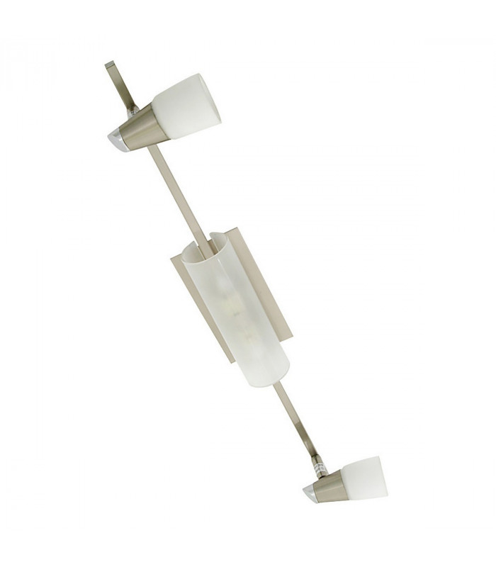 Clearance - Anna On Linear Bar 4 Light G9 Satin Chrome/Opal & Frosted Glass-1