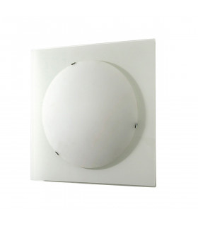 Clearance - Zara Flush Fitting Medium Square 2 Light Satin Nickel-1