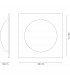 Clearance - Zara Flush Fitting Small Square Satin Nickel-3