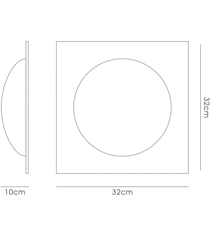 Clearance - Zara Flush Fitting Small Square Satin Nickel-3