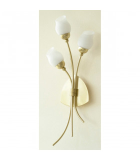 Clearance - Rimini Wall Lamp 3 Light G9 Satin Brass-2