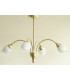 Clearance - Rimini Pendant 4 Light G9 Satin Brass-2