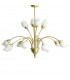 Clearance - Rimini Pendant 12 Light G9 Satin Brass-1