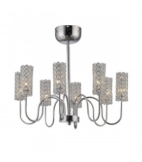 Clearance - Martina Pendant 8 Light G4 Polished Chrome/Crystal NOT LED/CFL Compatible-1