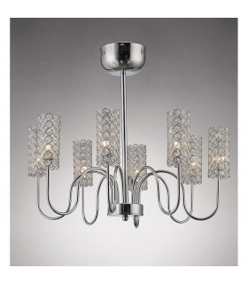Clearance - Martina Pendant 8 Light G4 Polished Chrome/Crystal NOT LED/CFL Compatible-2