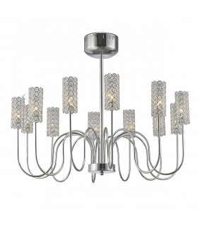 Clearance - Martina Pendant 12 Light G4 Polished Chrome/Crystal NOT LED/CFL Compatible-1
