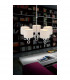 Clearance - Polo Pendant White Shade 3 Light E27 Polished Chrome-3