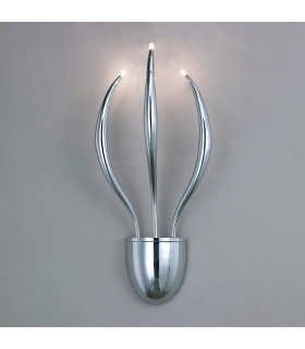 Clearance - Llamas Wall Lamp 3 Light G4 Polished Chrome NOT LED/CFL Compatible-2